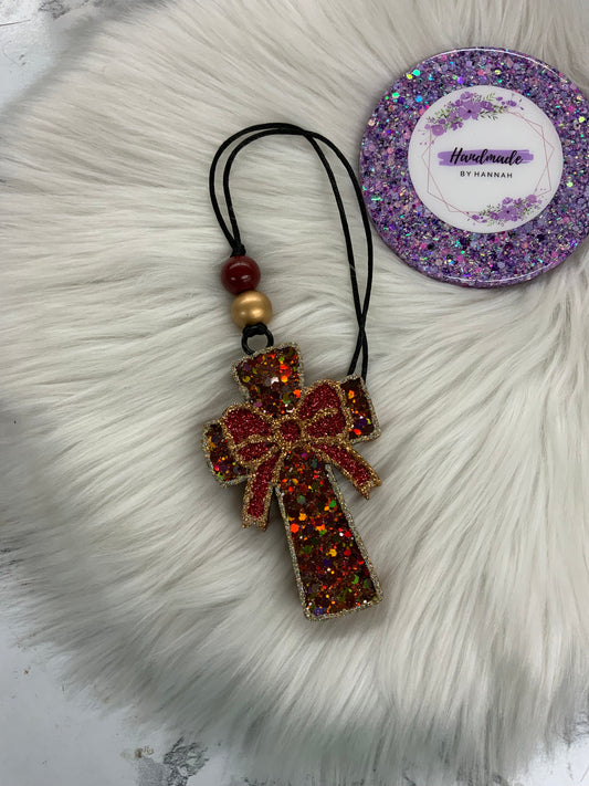 Cross Car Freshie | Scent: Sundrenched Cowboy