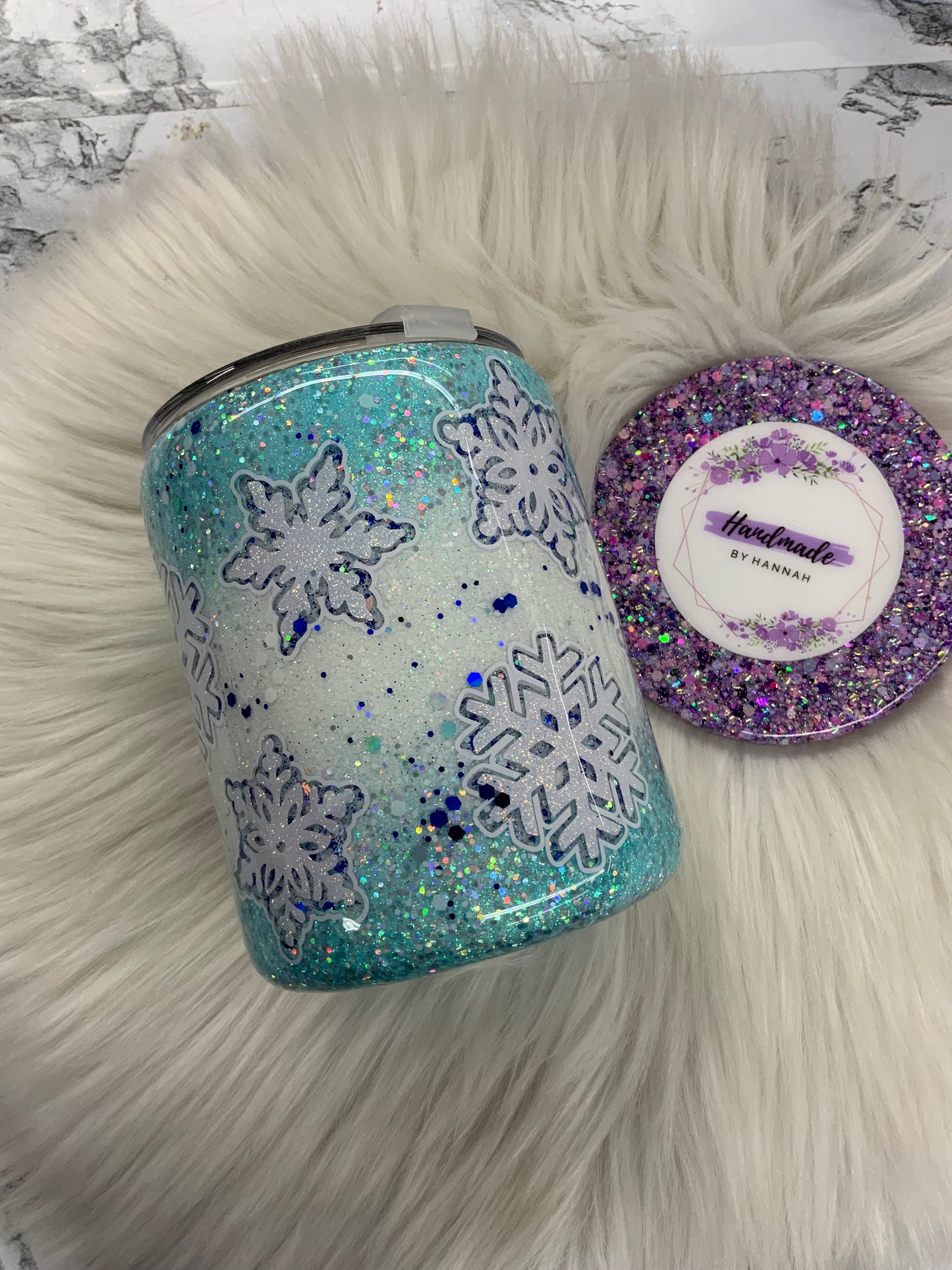 10oz Snowflake Tumbler