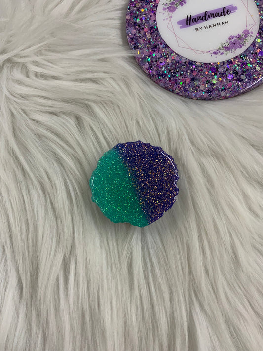 Purple/Turquoise Phone Grip