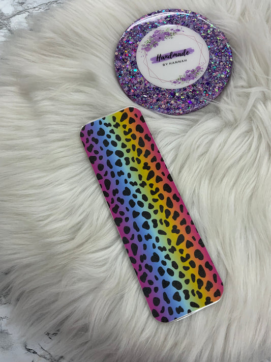 Rainbow Roar- Laminated Bookmark