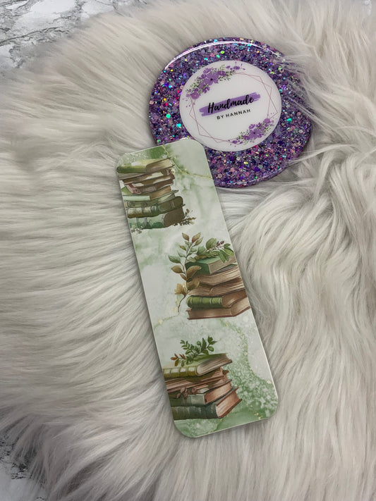 Botanical Bookshelf- Laminated Bookmark