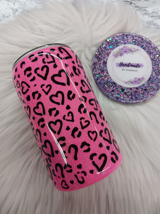 Pink Leopard 12oz Tumbler