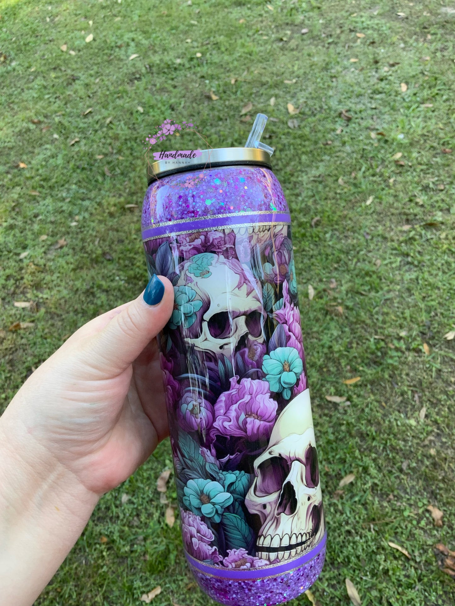 17 oz Spooky Skull Tumbler