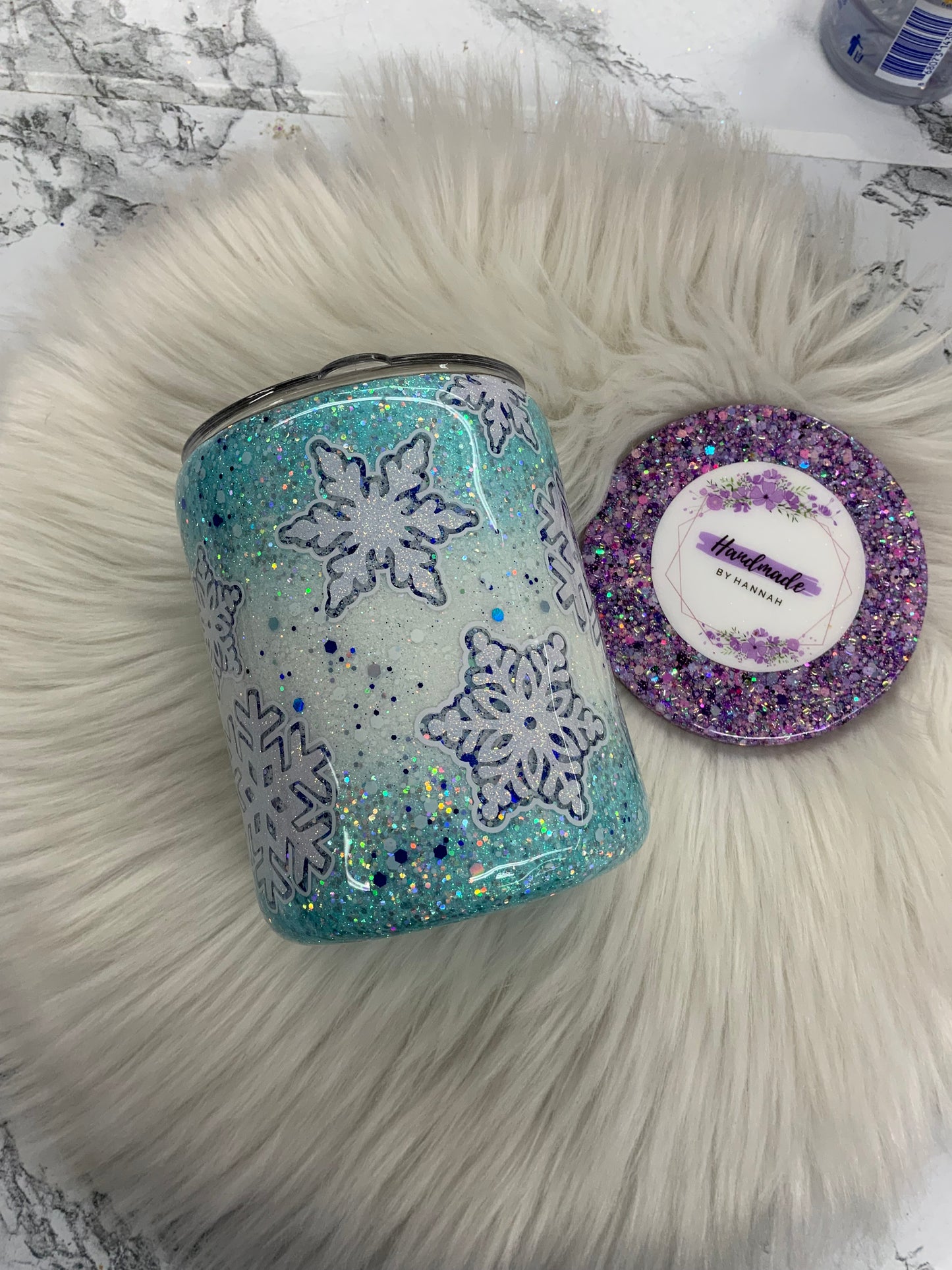 10oz Snowflake Tumbler