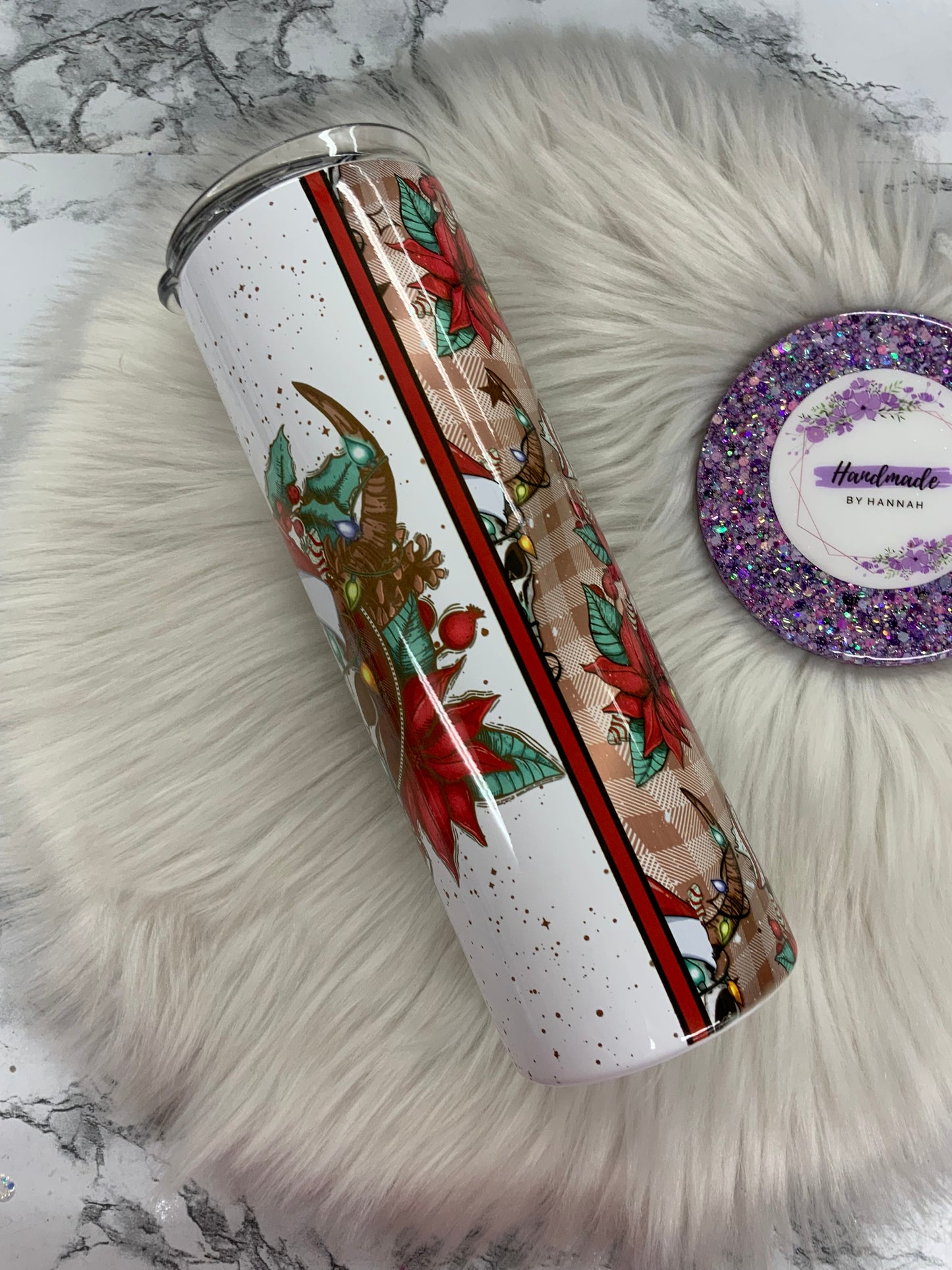 Western Christmas Cake 20oz Sublimated Tumbler