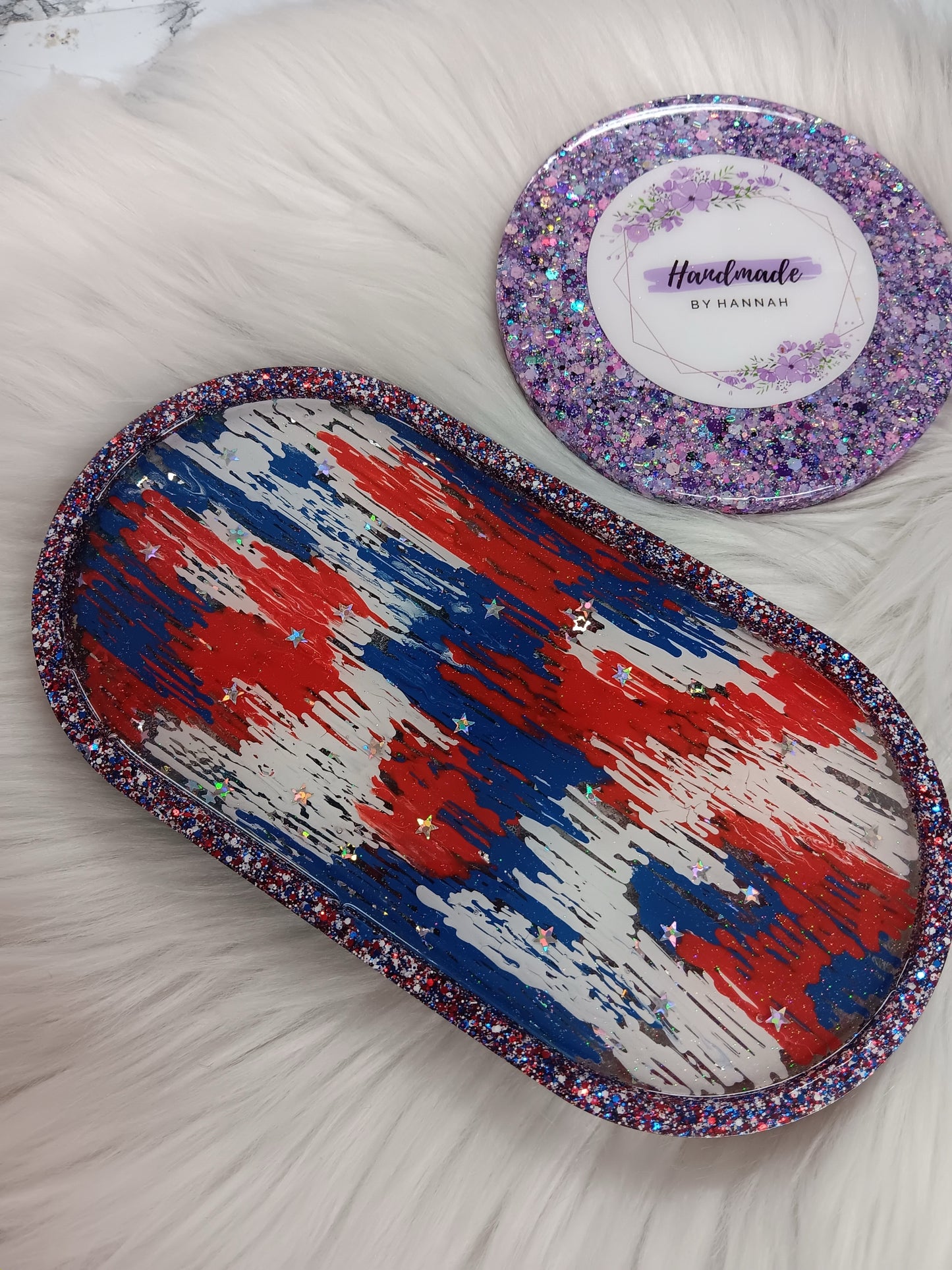 Red, White & Blue Trinket Tray