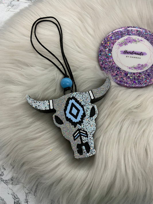 Bull Skull Car Freshie | Scent: Sundrenched Cowboy
