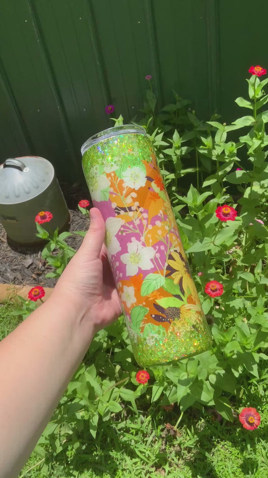Floral 30oz Tumbler