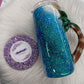 15oz Beach Tumbler With Palm Tree Handle