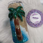 15oz Beach Tumbler With Palm Tree Handle